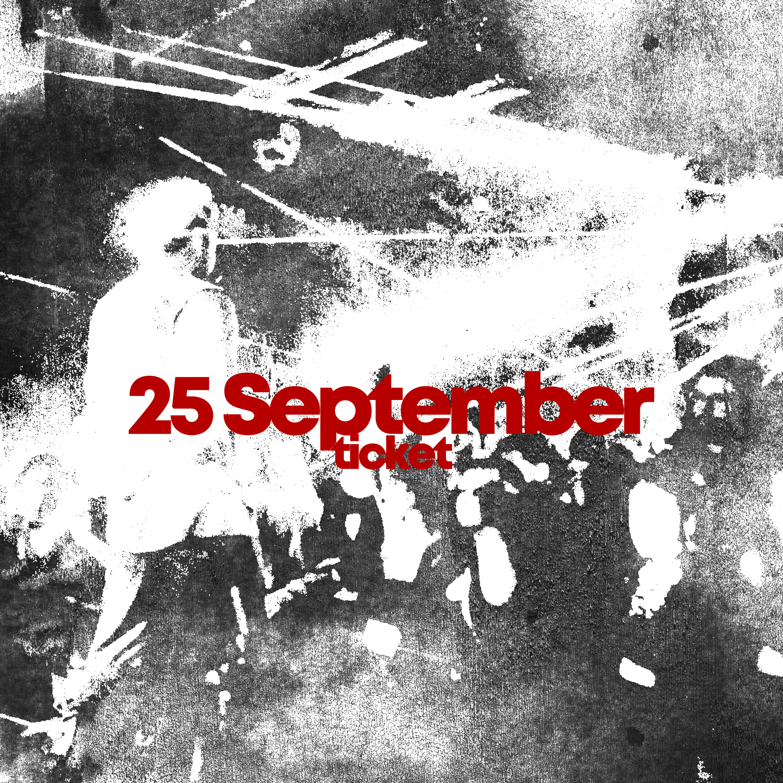 25 September Pre-sale tickets